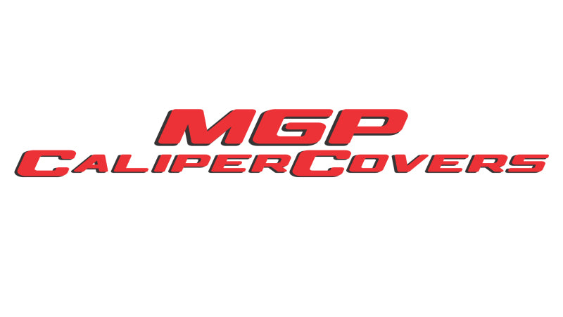 MGP, MGP 4 Caliper Covers Engraved Front & Rear MGP Red Finish Silver Characters for 19-20 Toyota Camry